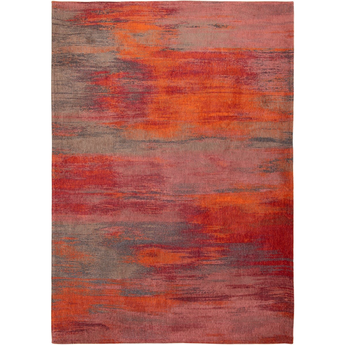 Tapis de salon coton Atlantic HIBISCUS RED 140x200 cm - 5