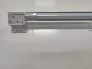 Bastone per tende a tensione per finestre Bastoni per tende da 15,5 a 196,5 pollici Senza foratura Asta di tensione espandibile Bastoni per tende da doccia regolabili (Colore: Bianco,Dimensioni: 19