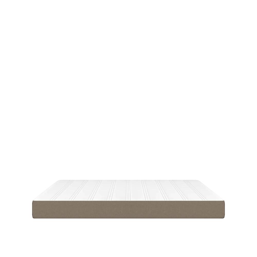 Materac z sprężynami kieszeniowymi vidaXL taupe 180x200 cm średnia twardość