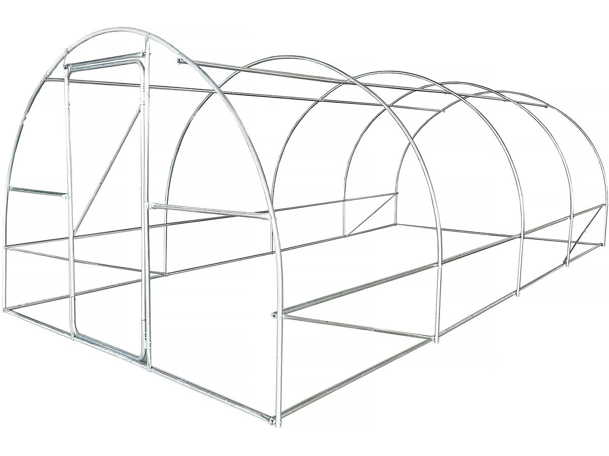 Serre tunelle de jardin avec porte 6 x 3 m 