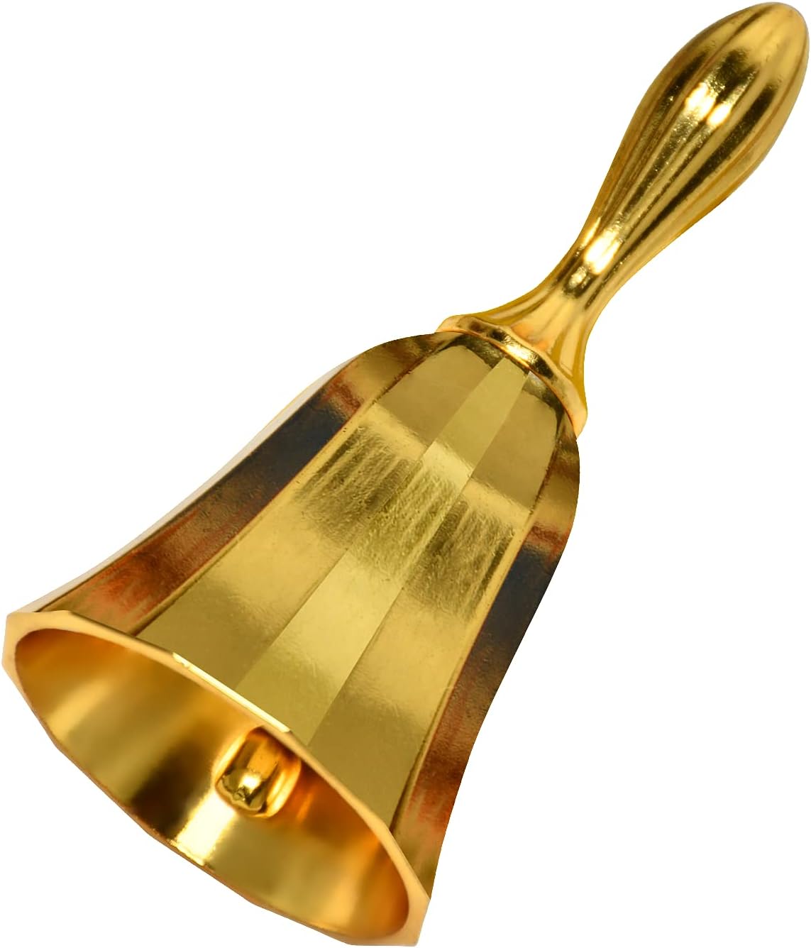 WideSmart 2 Pcs Cloche à La Main,Noël Cloche De Main En Métal Santa Claus Hochets Sonnette De Service Cloche De Jouet Cloche Famille Partie Festival Fournitures Pour Evénements De Mariage