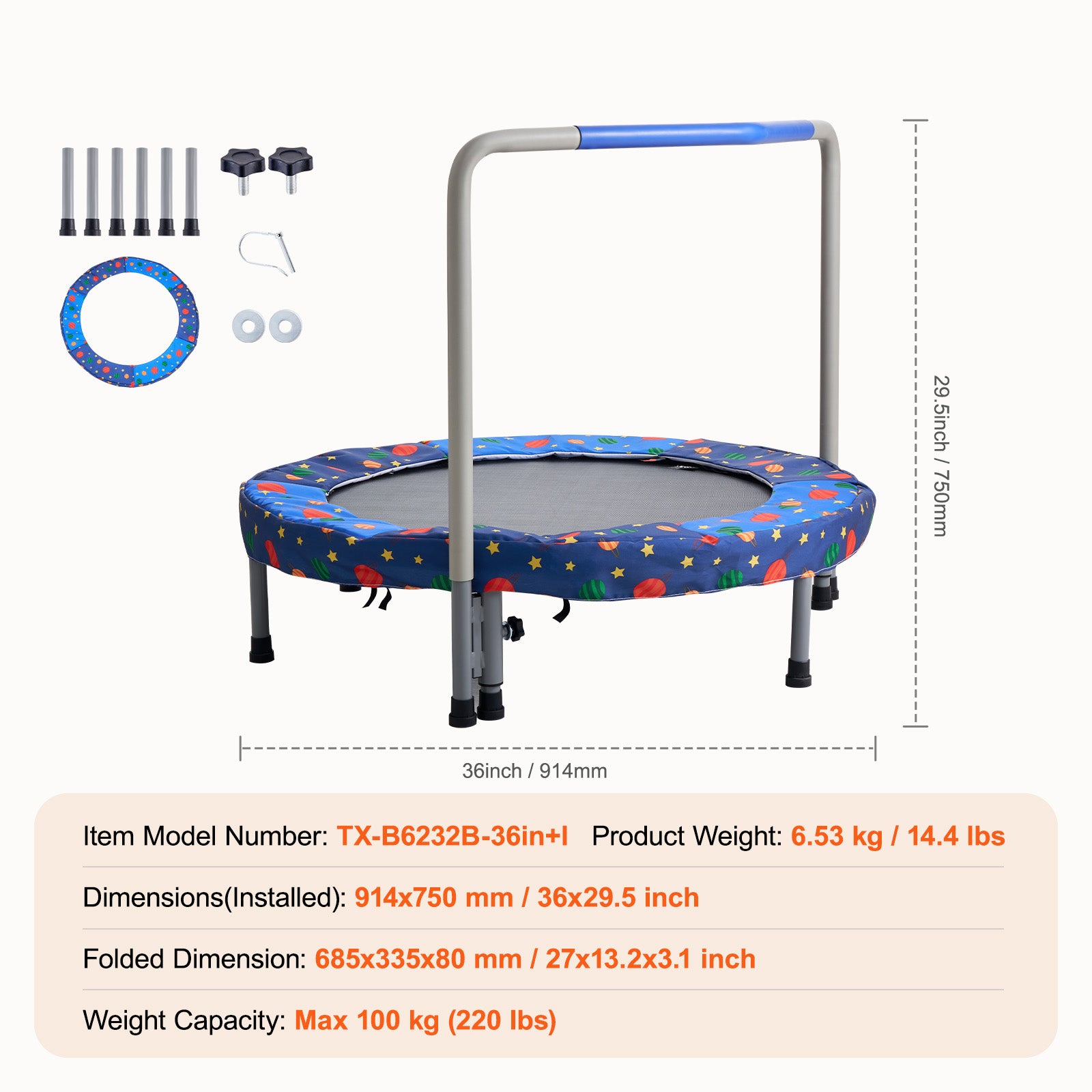 Trampoline enfants SucceBuy 36
