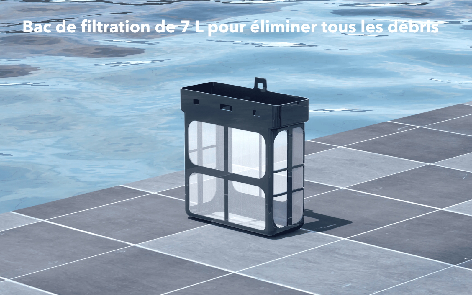Skimmer Flottant Solaire WYBOT F1  Robot Nettoyeur de Surface Piscine Autonome et Connecté - 5