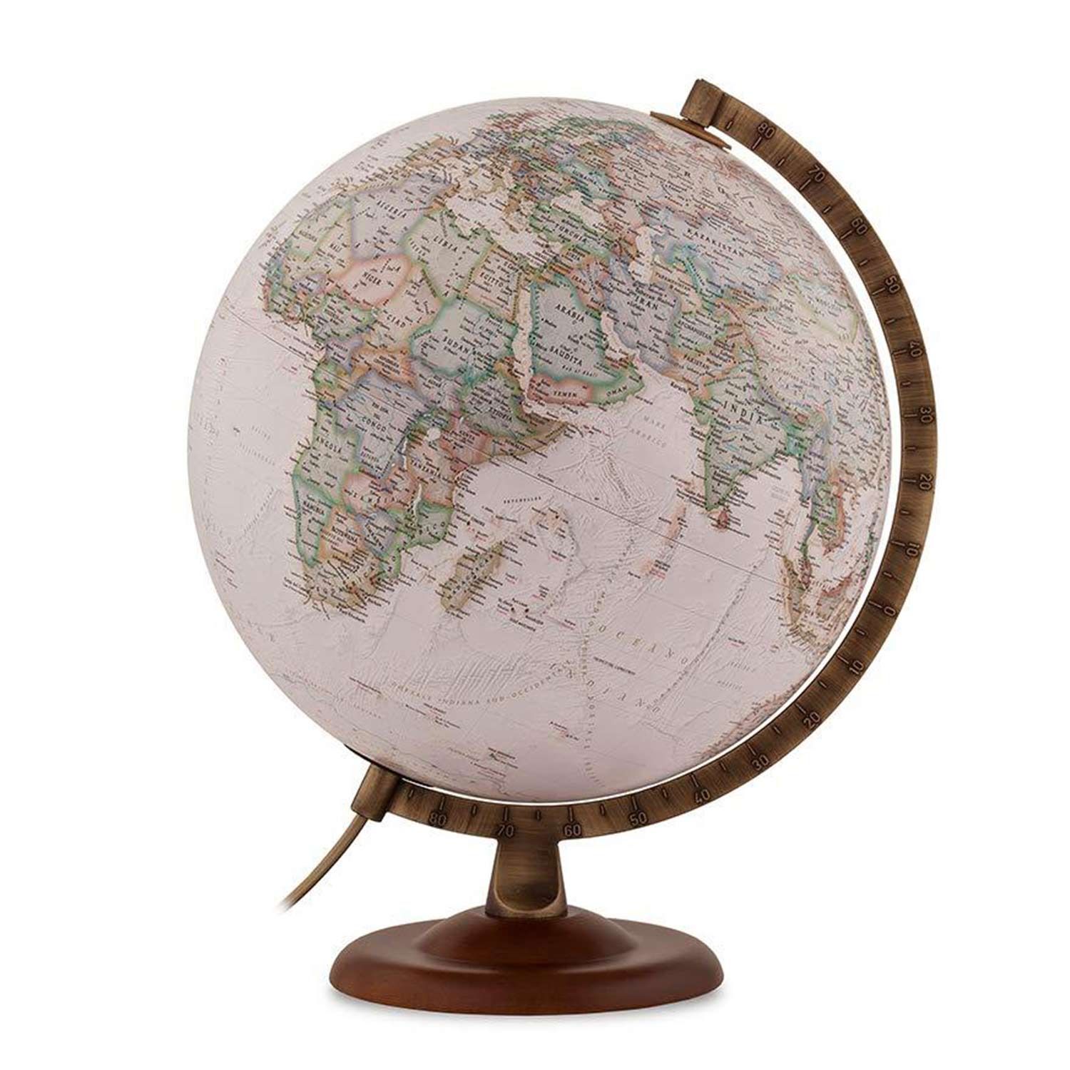 Globe terreste lumineux Gold Executive Ø 30 cm - National Géographic ...
