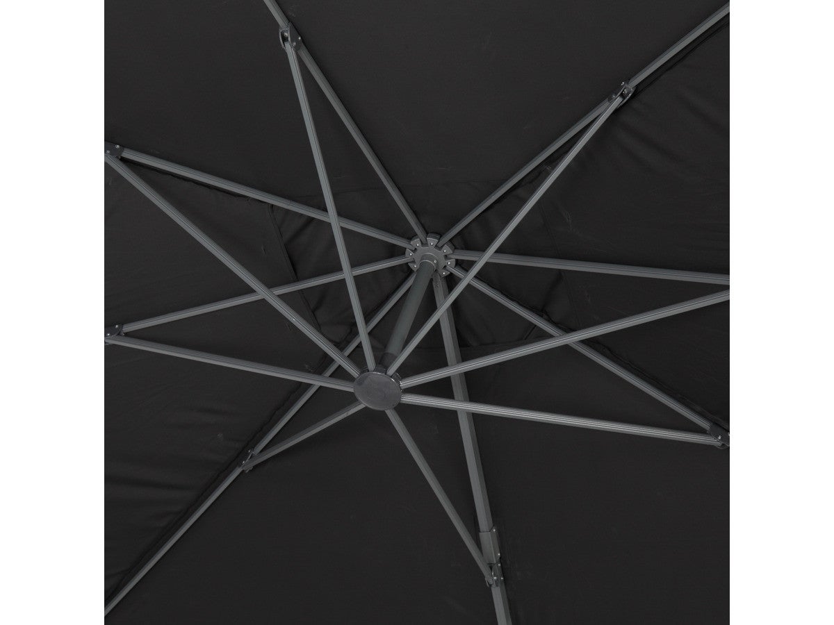 Parasol jardin déporté Alu 