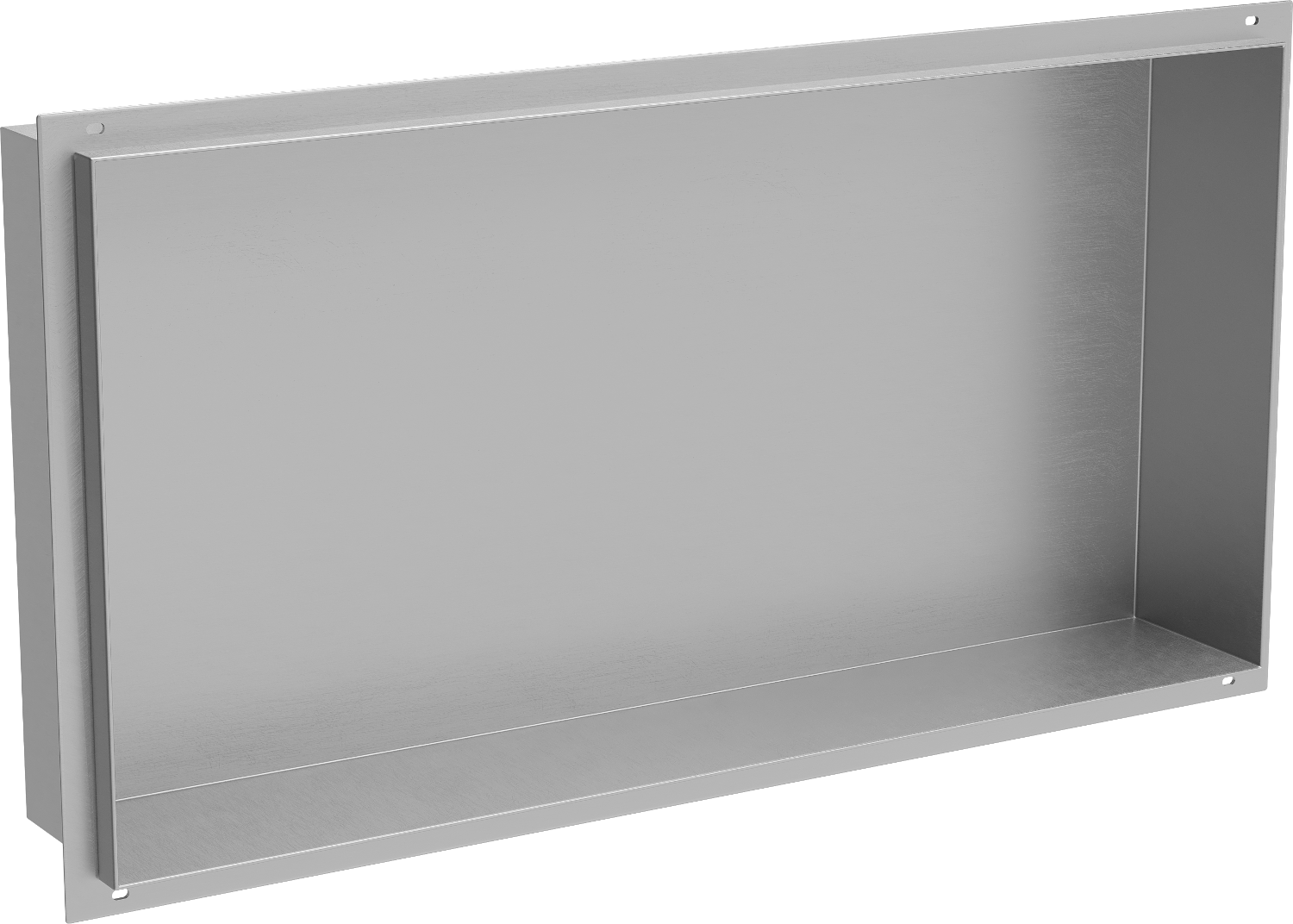 Mexen X-Wall-NR półka wnękowa bez kołnierza 60 x 30 cm, inox - 1911603010