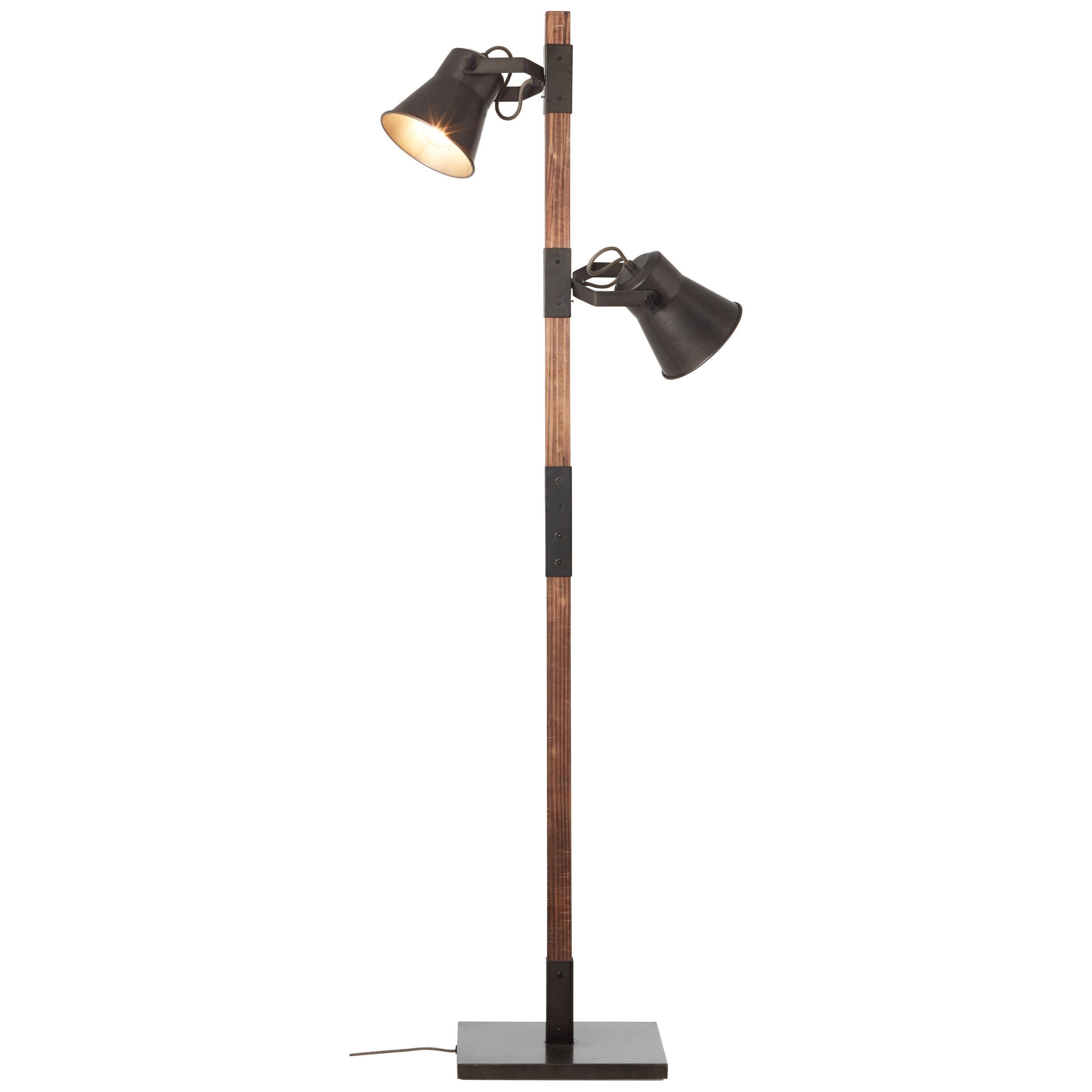Lampa BRILLIANT, zawieszenie Southsea 33cm naturalny / czarny, 1x A60, E27, 25W, kabel można skrócić / regulowana wysokość - 4