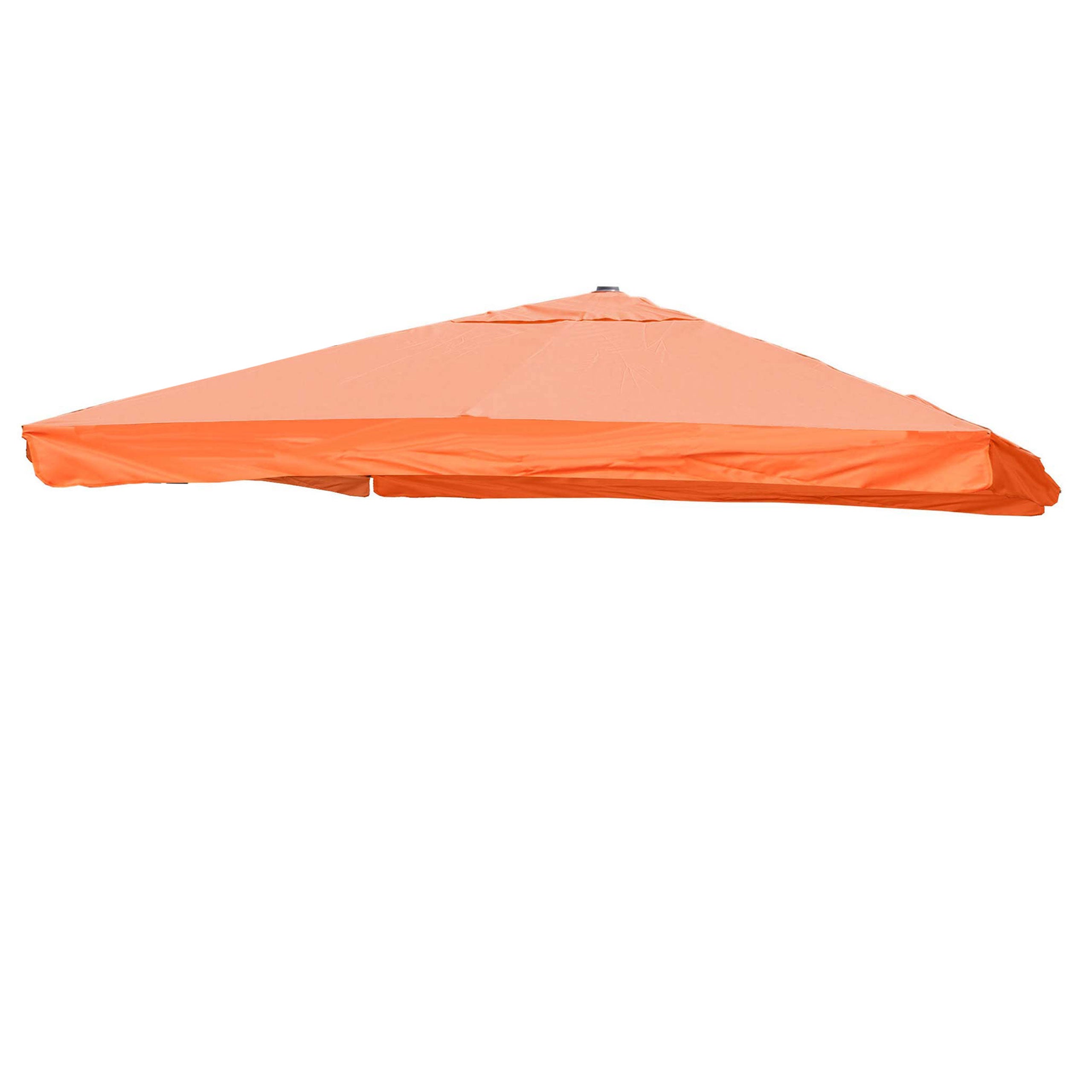 Zapasowy pokrowiec do luksusowego parasola z ramieniem krzyżowym HWC-A96 z klapą, pokrowiec na parasol, 3x4 m (Ø 5 m), poliester ~ kolor terakota