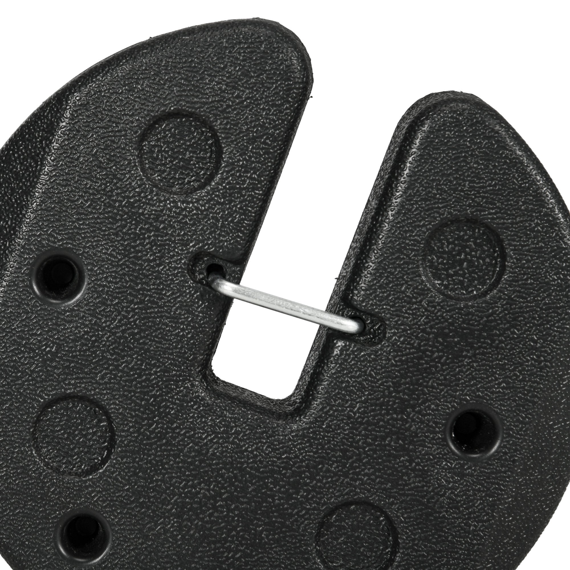 Pesos para Carpas Outsunny HDPE Negro 22x22x5.5 cm - 4