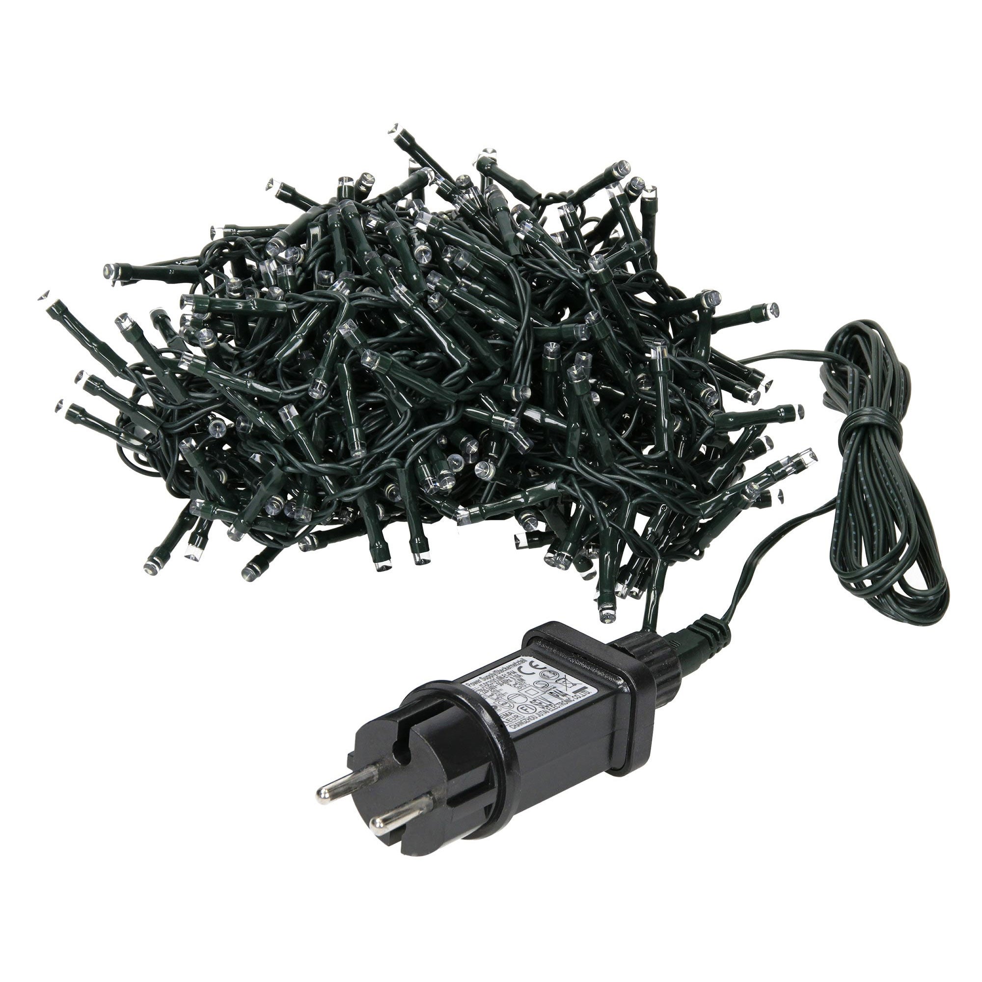 ECD Germany Kurtyna swietlna LED 6m 180 zimnych bialych diod LED, Lancuch swietlny LED Icicle Lodowa Kurtyna Deszczowa, IP44 wodoodporna,
