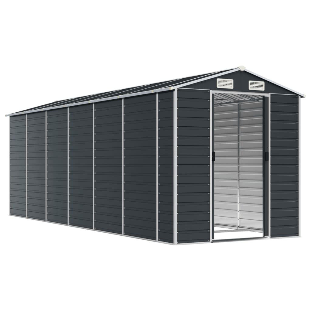 Maison Exclusive - Abri de jardin anthracite 191x555x198 cm acier galvanisé - 3