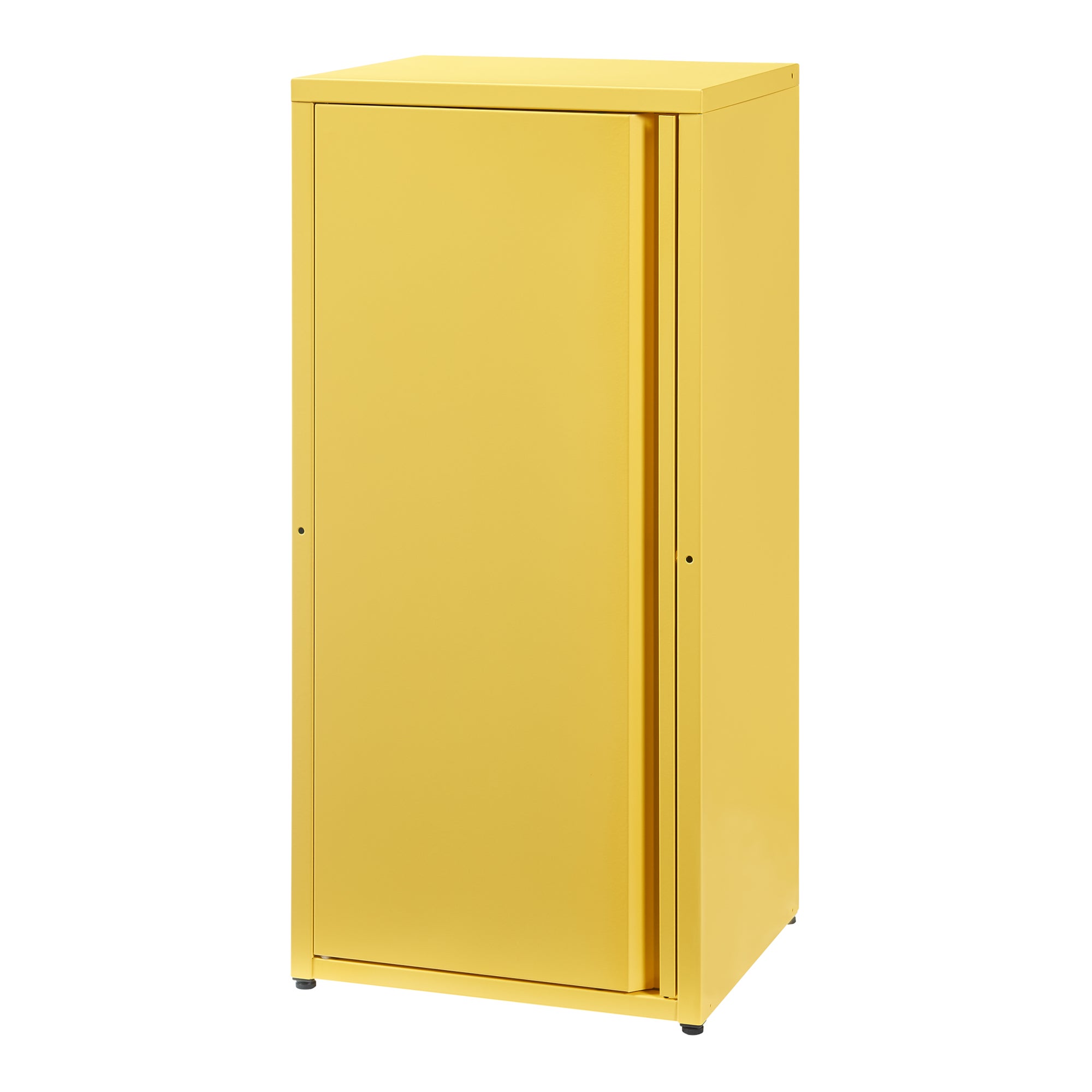Armoire métallique Burlöv acier 88 x 40 x 35 cm jaune [en.casa] - 3