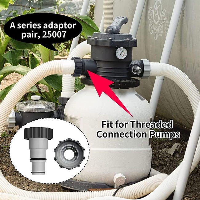 Buachois Connettore Adattatore a Gomito, 3 Raccordi per Pompa per Piscina a 90 Gradi, Raccordo di Ricambio per Skimmer Filtro Pompa per Piscina Compatibile con SPX1105Z3 SPX1105Z4 SPX1091Z7 Buachois Connettore Adattatore a Gomito, 3 Raccordi per Pompa per Piscina a 90 Gradi, Raccordo di Ricambio per Skimmer Filtro Pompa per Piscina Compatibile con SPX1105Z3 SPX1105Z4 SPX1091Z7