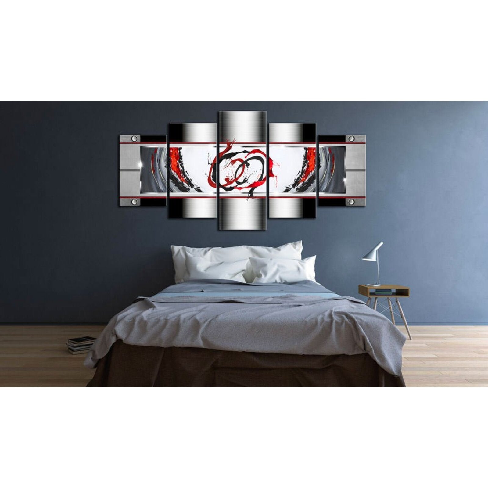 Tableau souffle de platine - 200 x 100 cm - 2