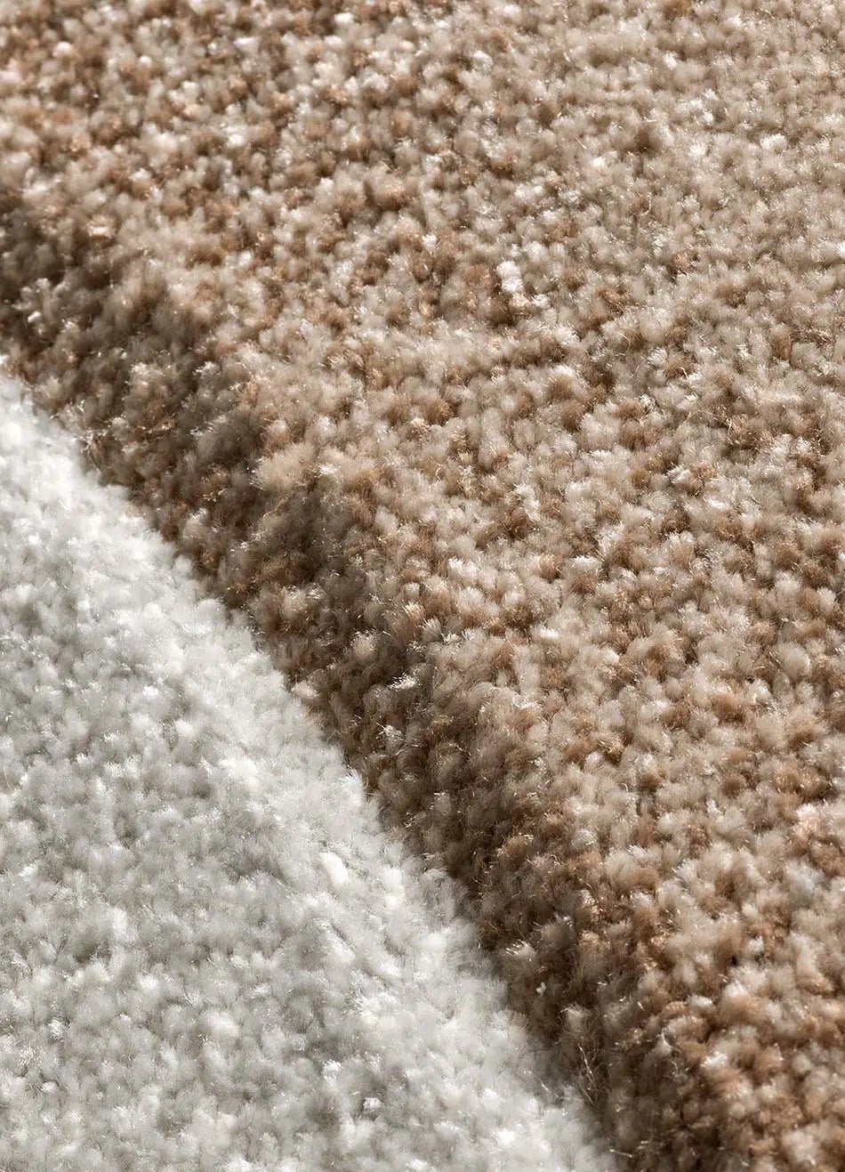 Tapis intérieur beige / marron rectangulaire l.200 x L.290 cm BADET abstrait - ATTICGO - 4