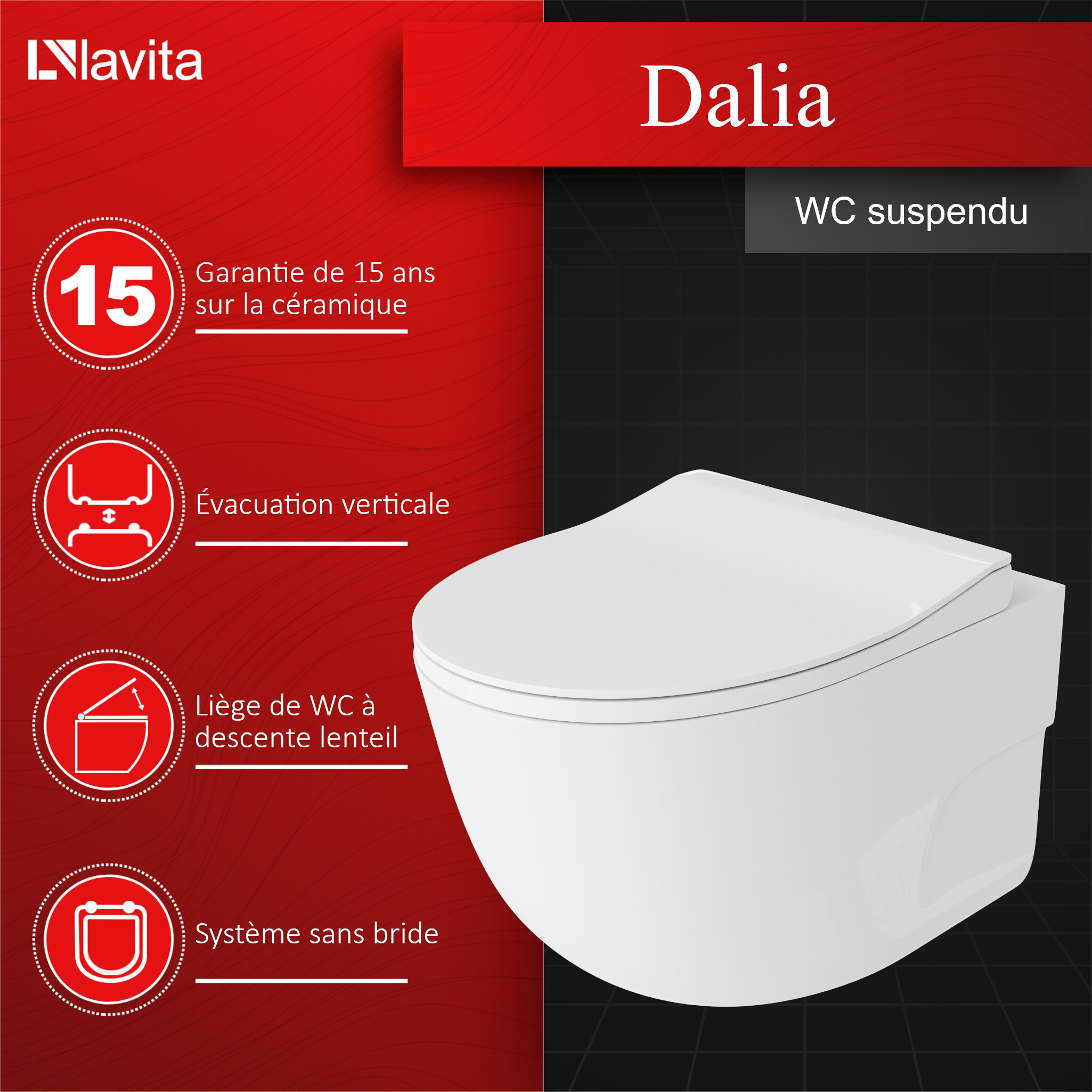 Abattant Wc Wc Suspendu Daily O2 Wc Alterna Daily 02 Cuvette WC