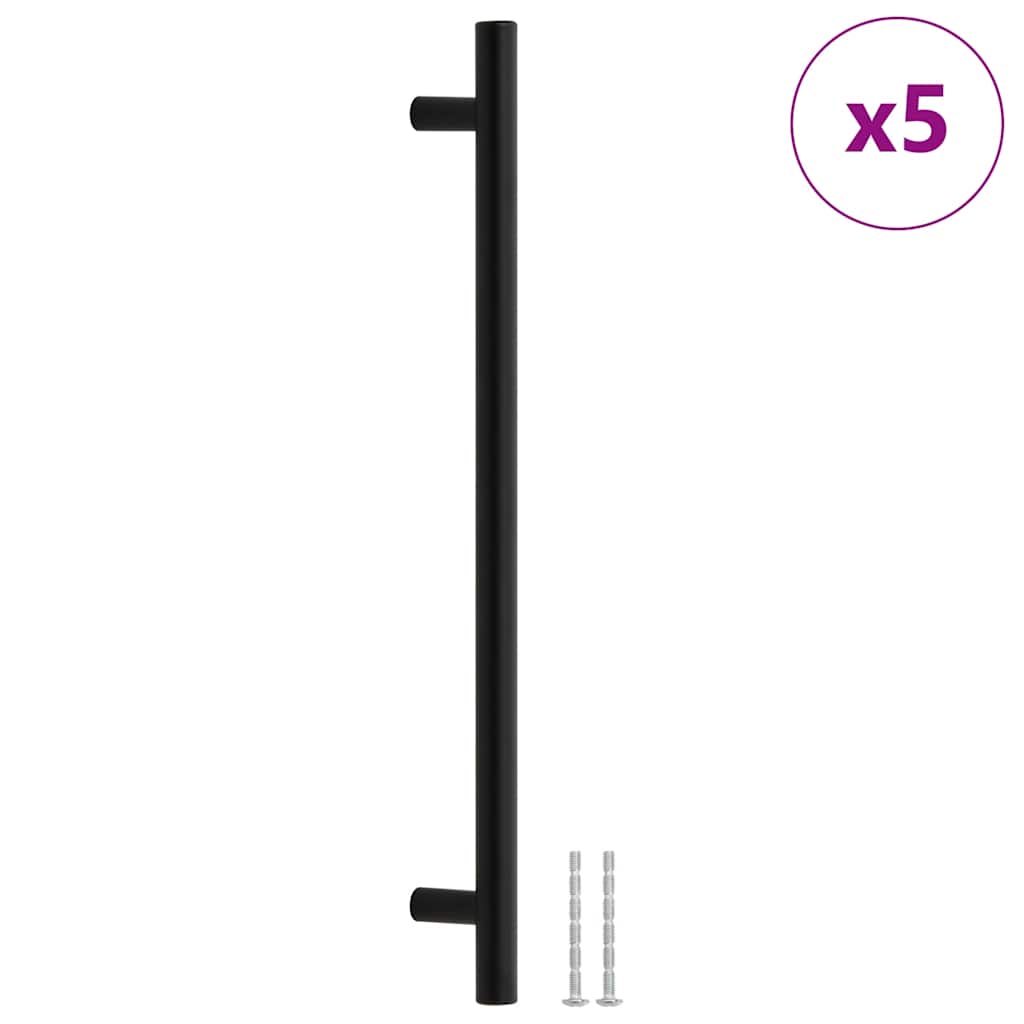 Tiradores De Aluminio Para Muebles Juego De 15 Tiradores De Cocina De 128 Mm, Color Negro, Tiradores De Puerta De Armario De Acero Inoxidable T Bar Asas De Cocina Tiradores Cocina Negros