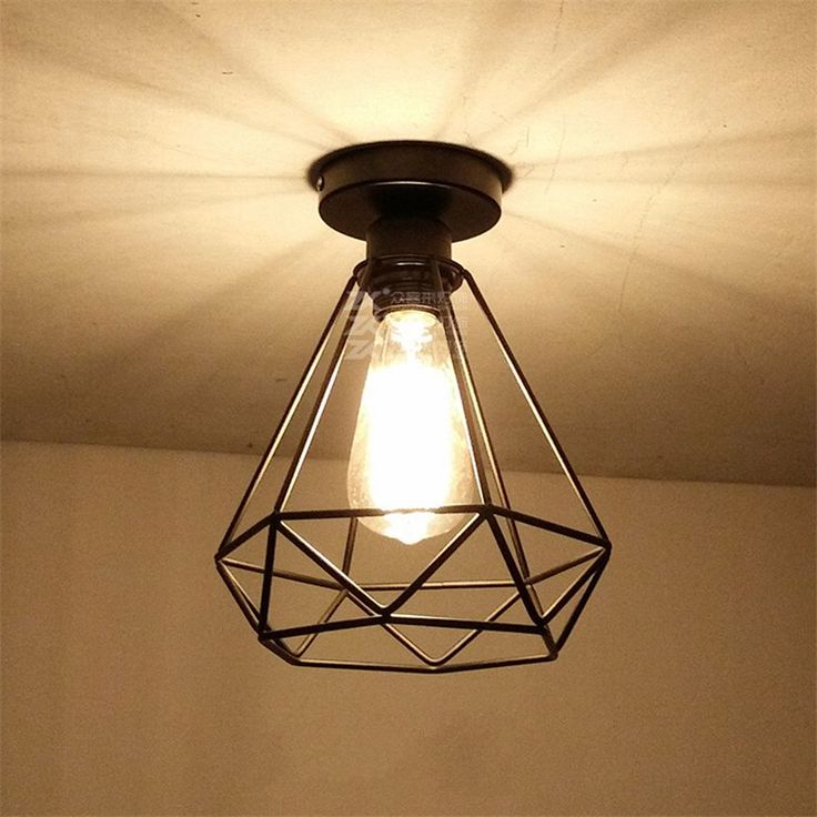 Lampa sufitowa stylu industrialnym retro sztuka metalowy kinkiet kwadratowa żelazna lampa sufitowa odpowiednia kawiarni restauracji żarówki zestawie