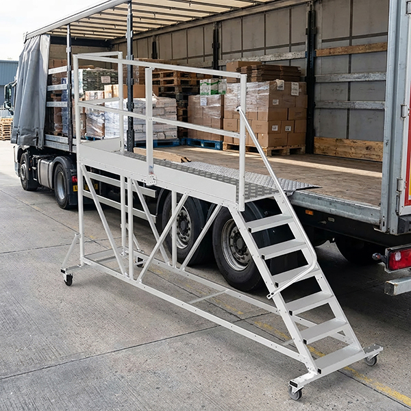 Plateforme roulante 10 marches - Hauteur max. de travail 4.00m - PTF2510D-RS - 4