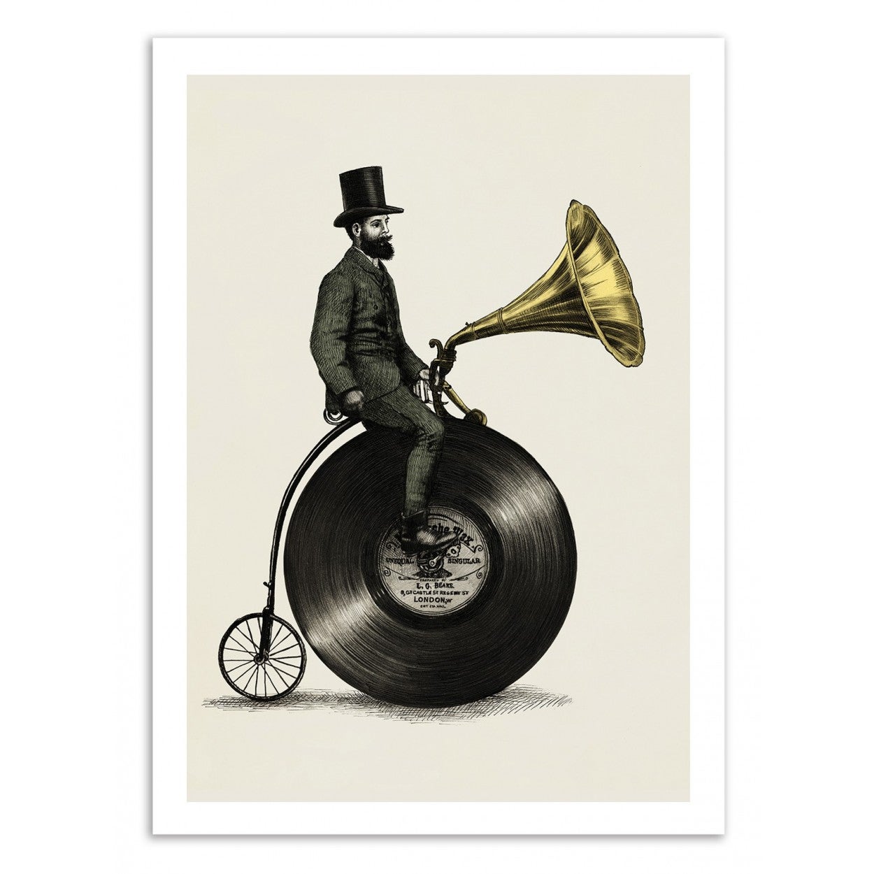 Art-Poster - Music Man - Eric Fan - 30 x 40 cm | Leroy Merlin