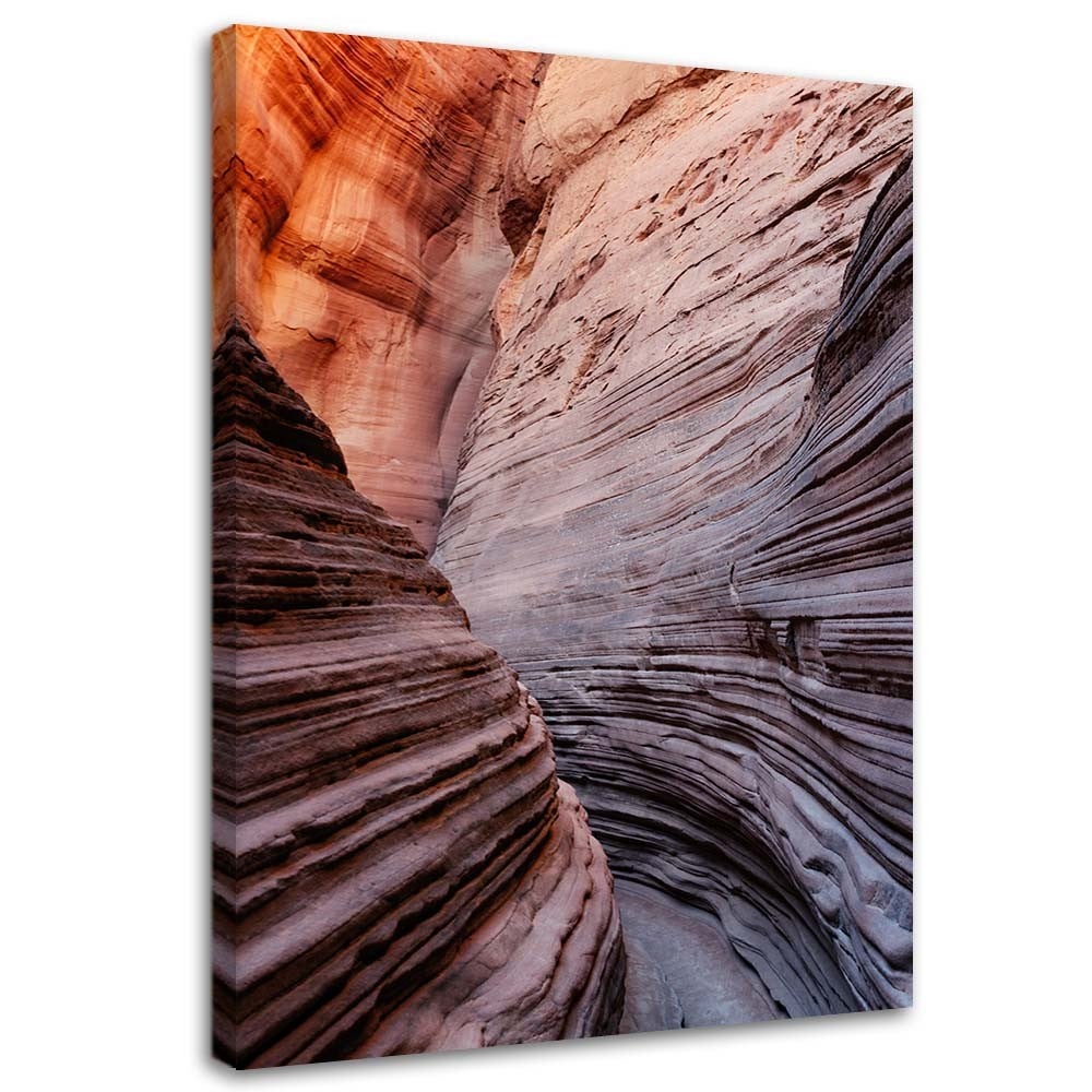 Obraz na płótnie, Czerwone skały Antelope Canyon 70x100