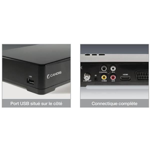 Récepteur satellite FTA TVS 8100HD - 2