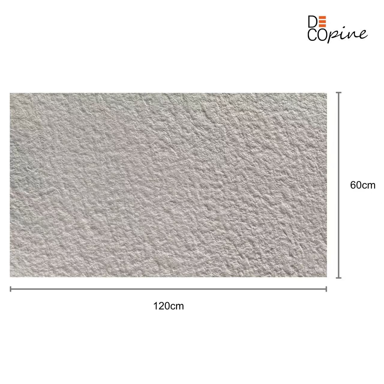 Decopine – Panneaux muraux souples texture pierre grise naturelle - 3