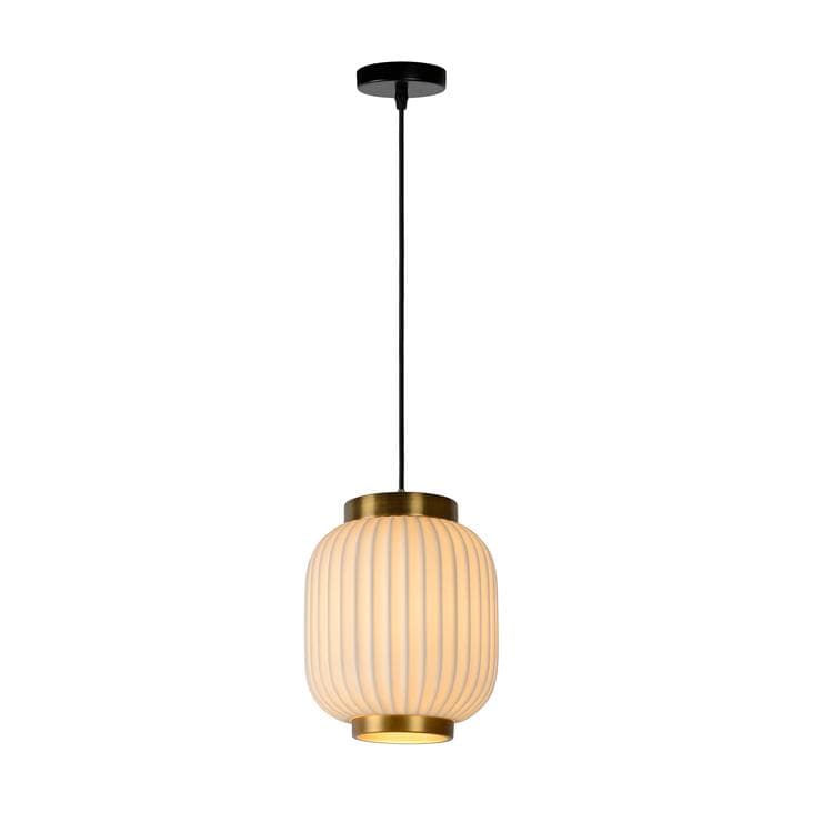 Lampa sufitowa Gosse złoto-biała 1xE27x230W wym: 170 x 19,5 x 6,5 cm ceramika / gips Lucide