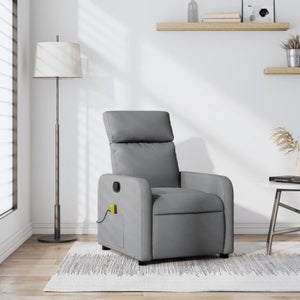 VidaXL Poltrona Relax Con Poggiapiedi In Tessuto Patchwork | Sedia Comoda Per Soggiorno E Camera Da Letto