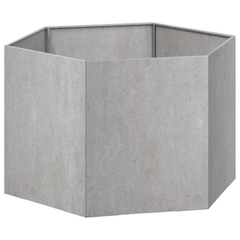 Jardinière Rouillé 60x60x45 cm Acier corten - 4