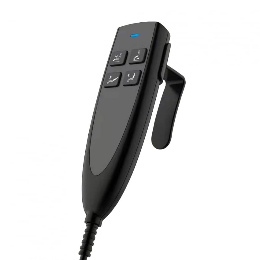 Poltrona relax elettrica reclinabile 2 motori sistema alzapersona per anziani Giorgia+ - Grigio - 7