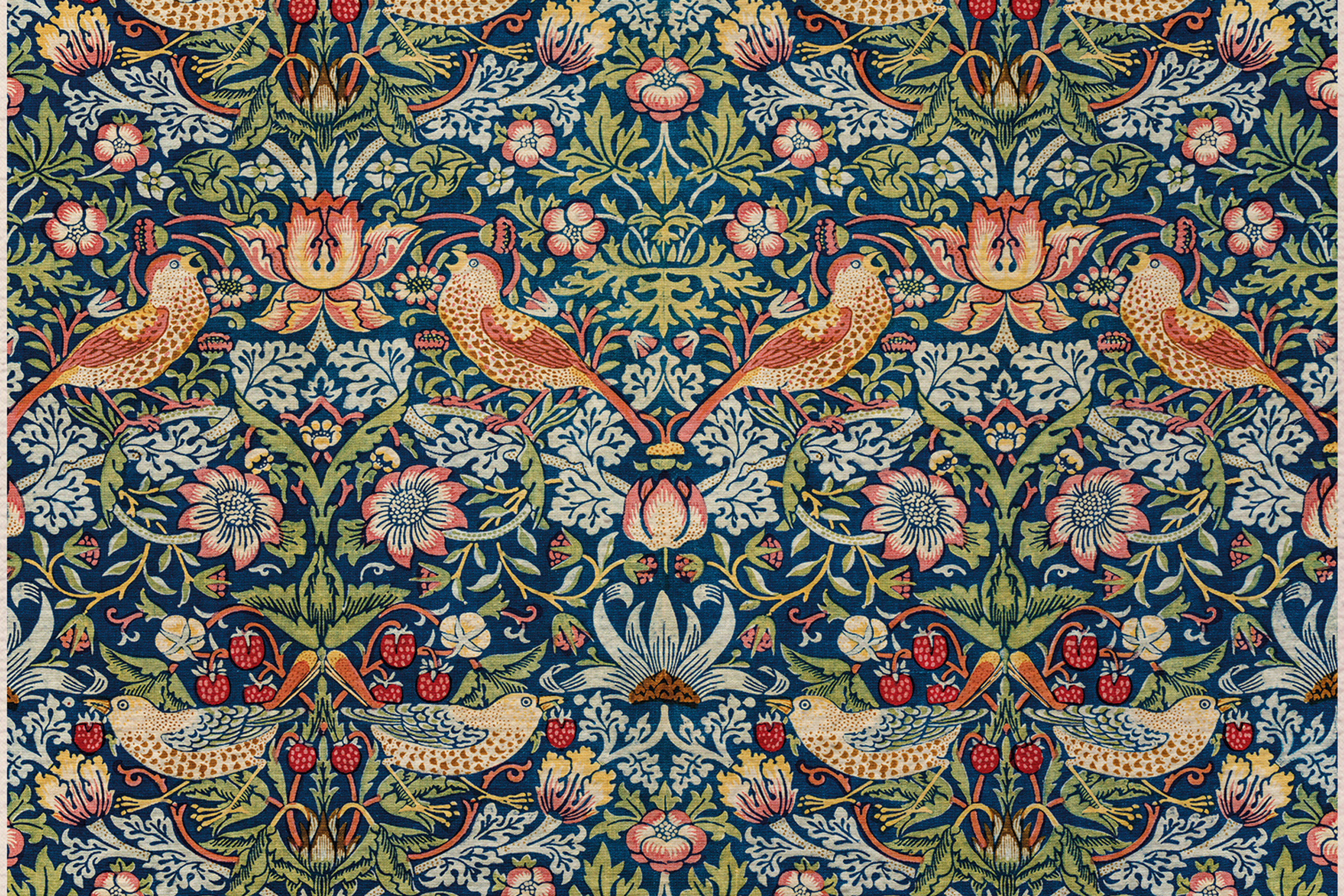 Peinture sur toile canvas tableau 60x40 imprimé HD William Morris - 4
