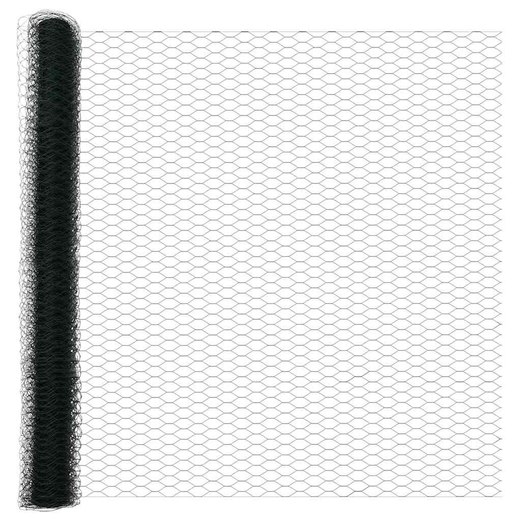 Clôture hexagonale PVC vert 100x1,6 m pour extérieur | Leroy Merlin