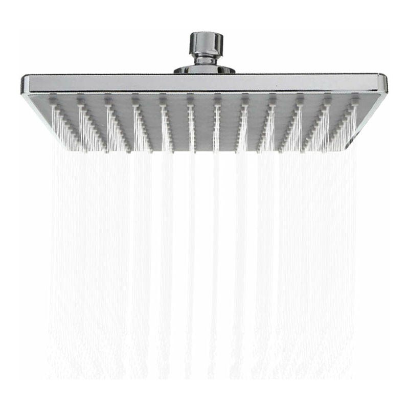 Soffione Doccia Quadrato 25x25 cm in Acciaio Inox Giordanoshop Cromato Soffione Doccia Quadrato 25x25 cm in Acciaio Inox Giordanoshop Cromato