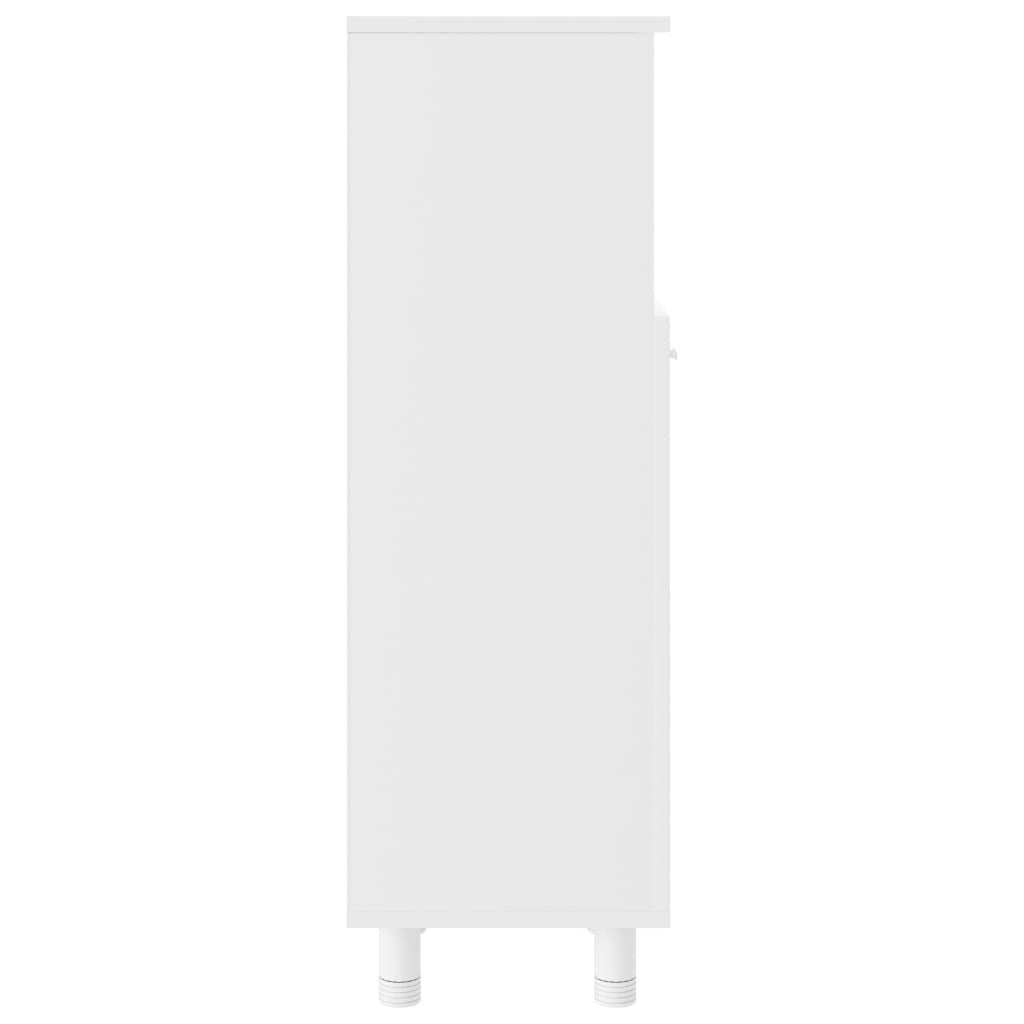 Armoire de salle de bain Blanc 30x30x95 cm Bois d ingénierie - 7