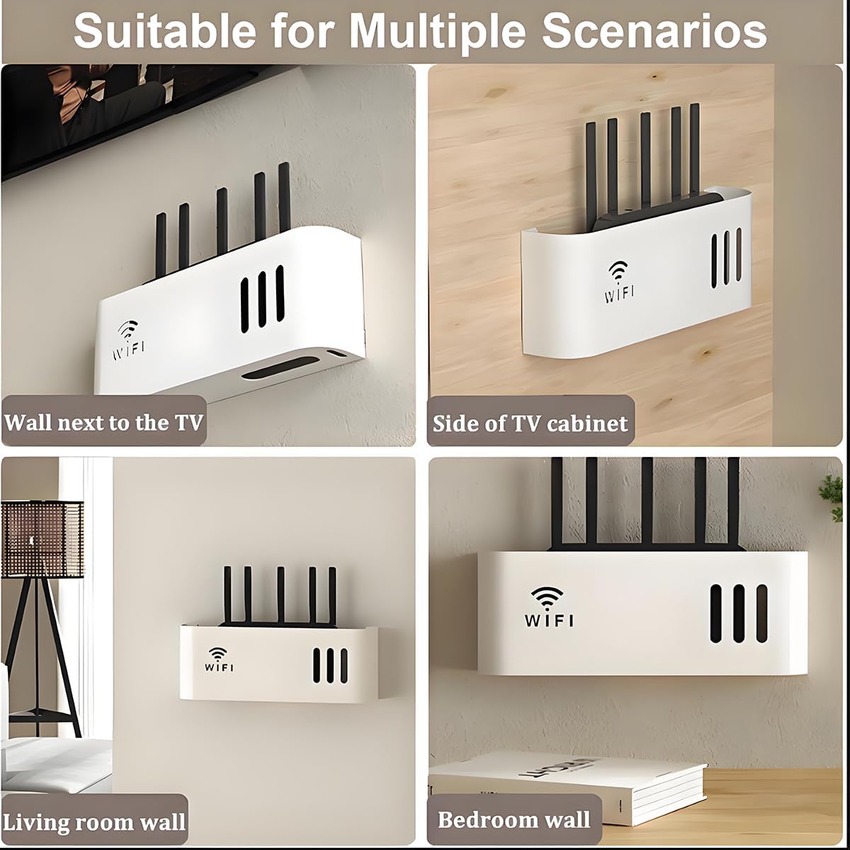 Rangement Mural Routeur Cache Box Support Box Internet Parfait pour ...