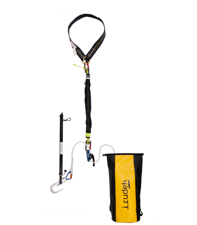 Kit de rescate para caídas con descensor D4 IRUDEK RK2 Rescue kit