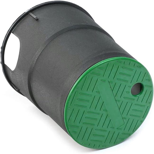 Scatola Per Valvole Irrigazione Ø24cm | Plastica PP | Verde/Nero | Resistente UV | Per Giardino - Foto 3