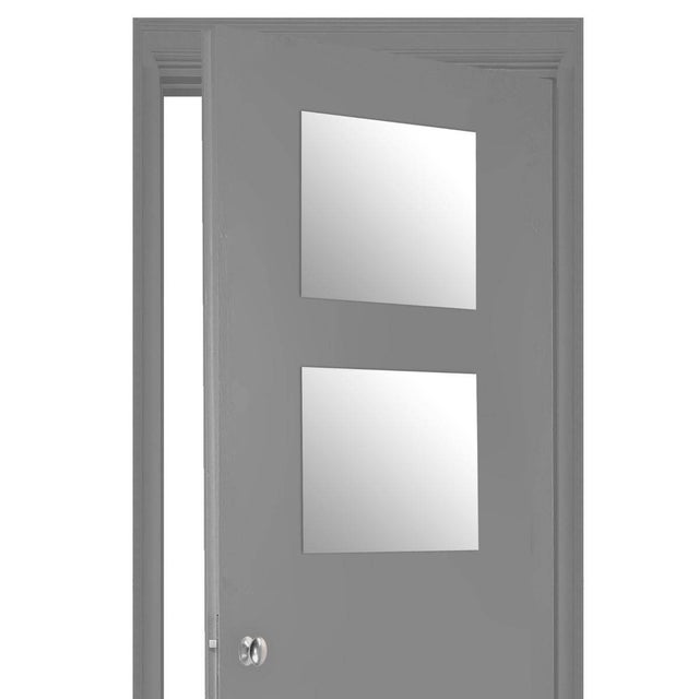Lot de 2 miroirs carrés adhésifs 40x40 - 5five