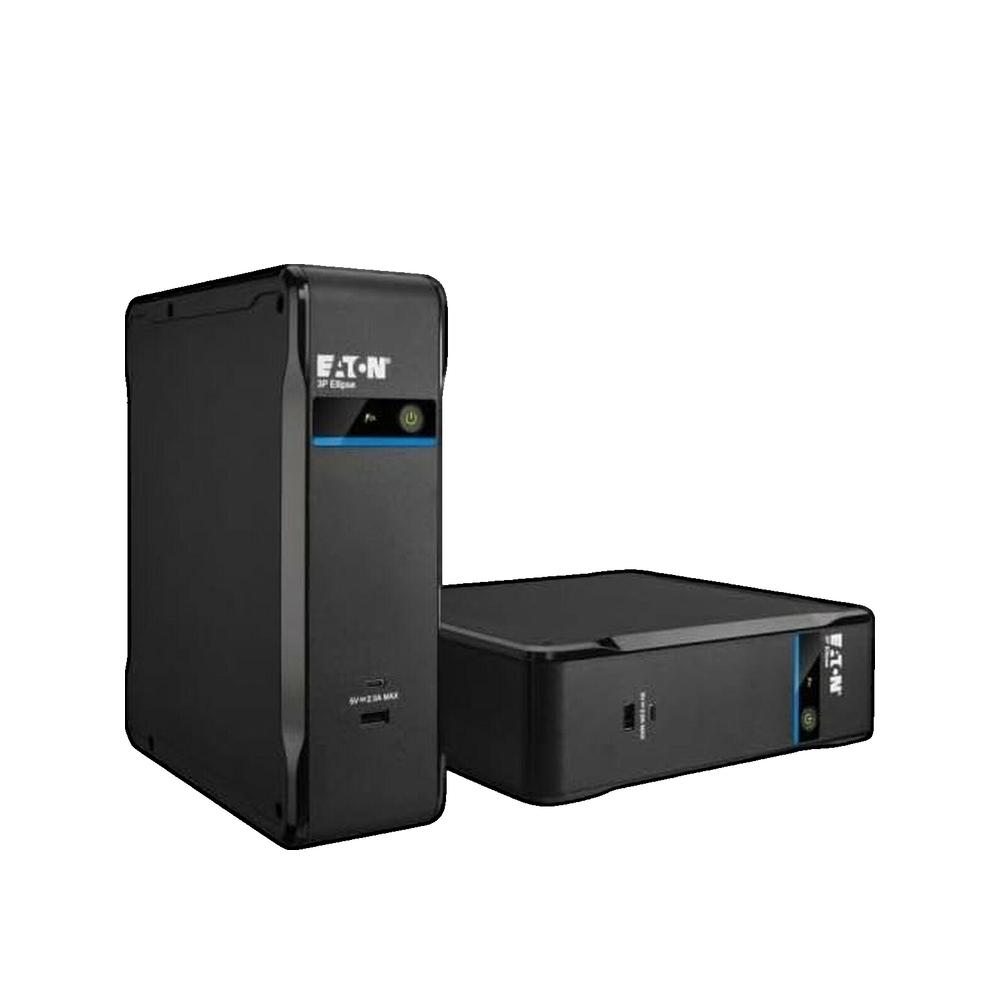 Zasilacz awaryjny Eaton 3P Ellipse 700 USB DIN/IT niezawodna ochrona 700 VA 420 W czarny