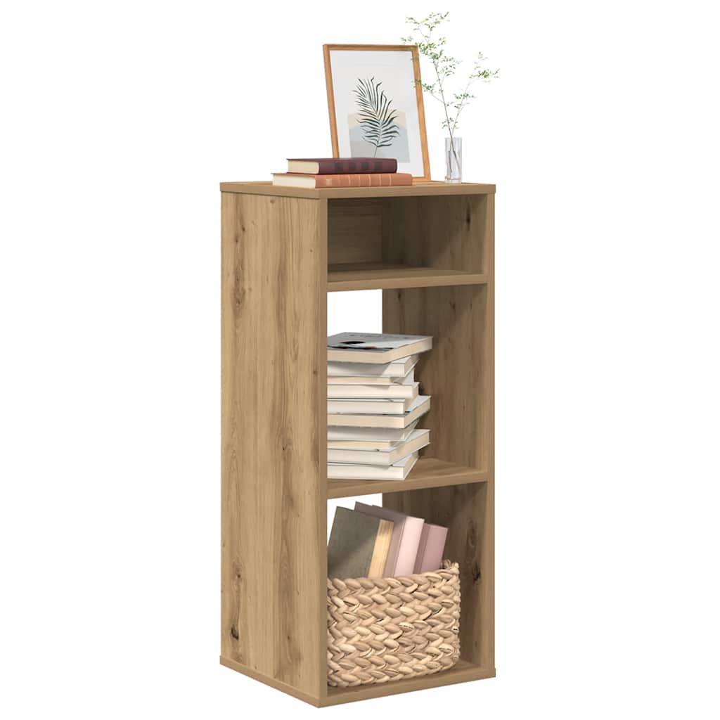 Bibliothèque | Armoire de livres | Meuble de Rangement chêne artisanal 34x31x80 cm bois d'ingénierie CFW166753 - 2
