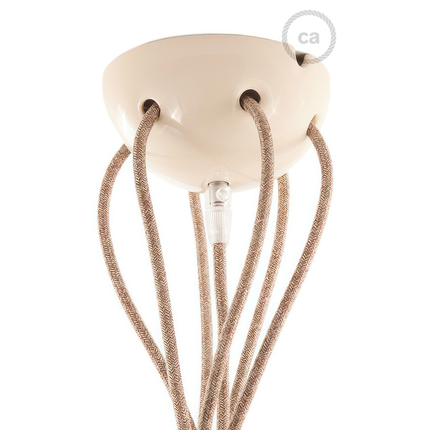 HALOTEC Câble électrique textile blanc 5 m | Câble pour lampe décorative 2 fils 2 x 0,75 mm² | Housse en tissu textile blanc pour éclairage intérieur | Idéal décoration ambiante, style vintage HALOTEC Câble électrique textile blanc 5 m | Câble pour lampe décorative 2 fils 2 x 0,75 mm² | Housse en tissu textile blanc pour éclairage intérieur | Idéal décoration ambiante, style vintage