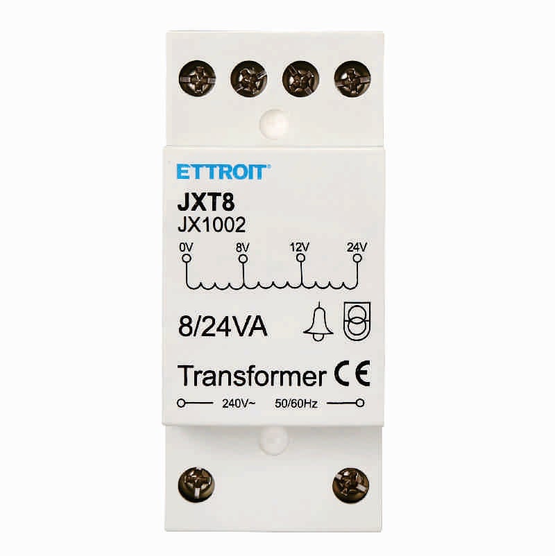 Transformateur Interphone De 220V à 8/12/24V Pour Rail DIN Standard - Entrée 220-240V - 3