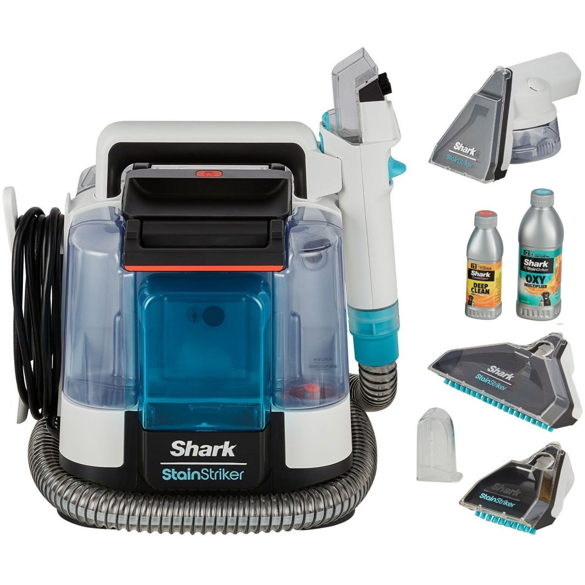 Quitamanchas portátil shark stainstriker px200eut azul blanco