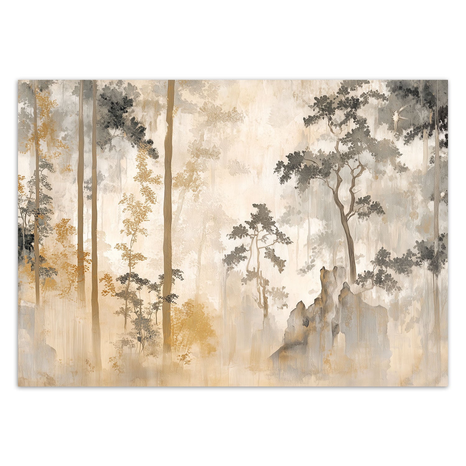 Fototapeta, Las natura drzewa 150x105