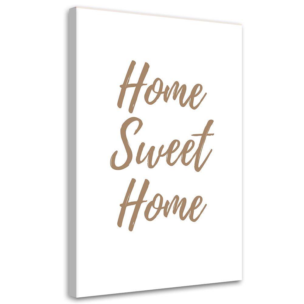 Obraz na płótnie, Napis Home Sweet Home 40x60