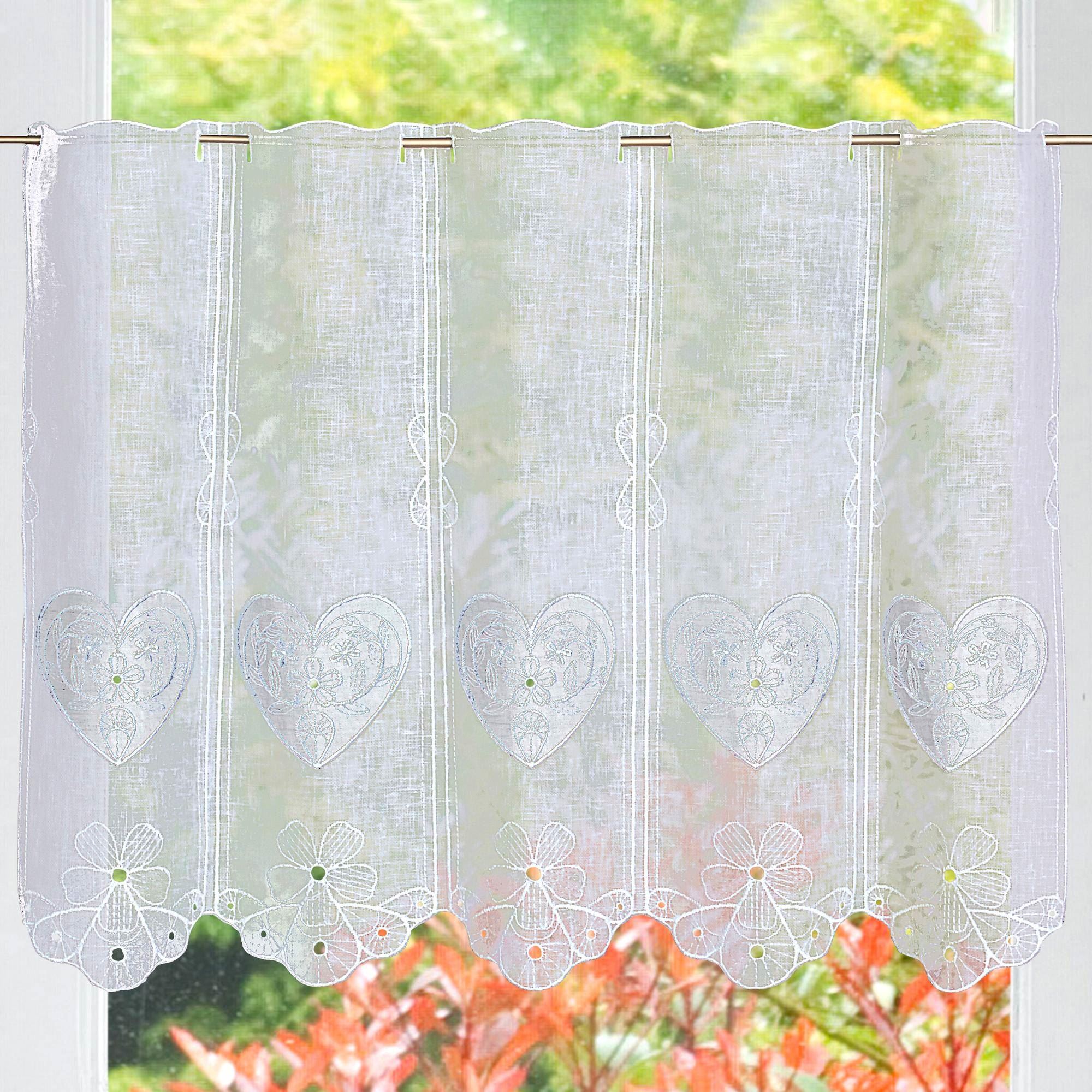 Brise-bise MEYLAN H. 30 blanc en polyester | Leroy Merlin