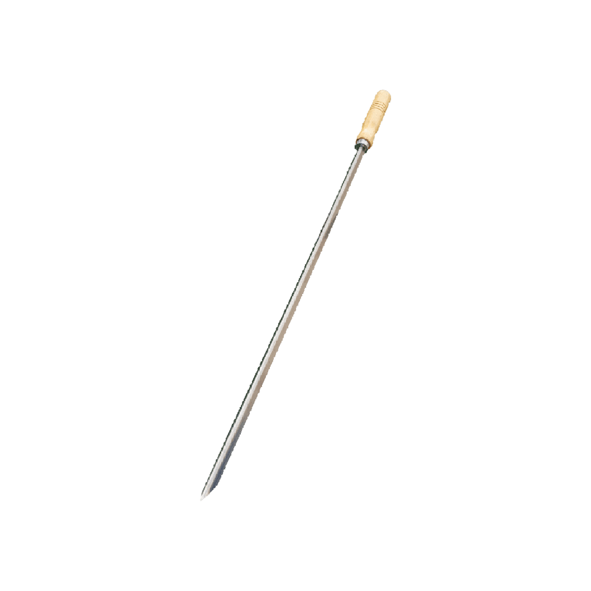 Tempo Style – 65 cm szpikulec do grilla ze stali nierdzewnej z drewnianą rączką