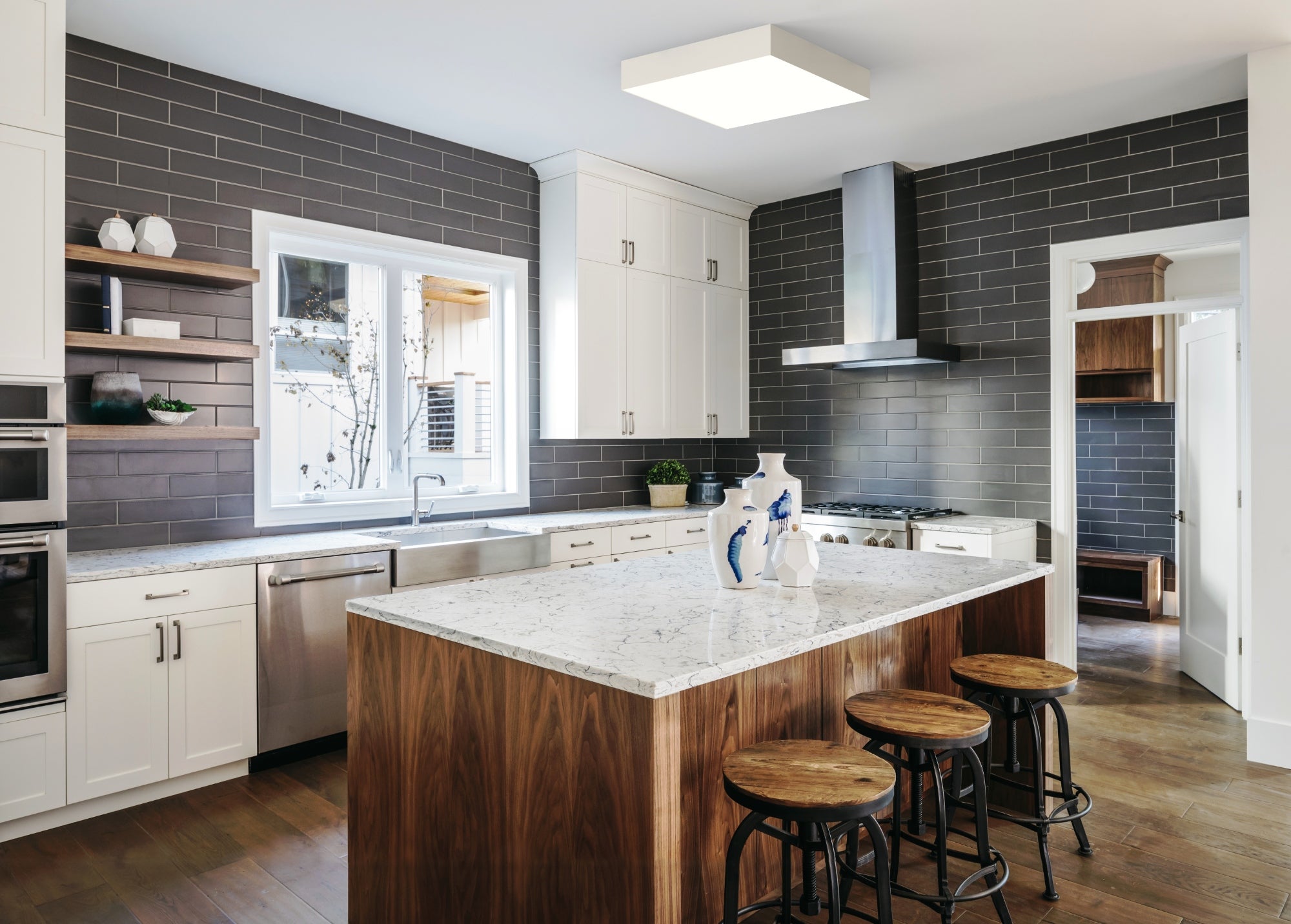 Plafoniera Cucina LED 40W 4000K 4200lm 60x60cm Bianco Juspa - 4