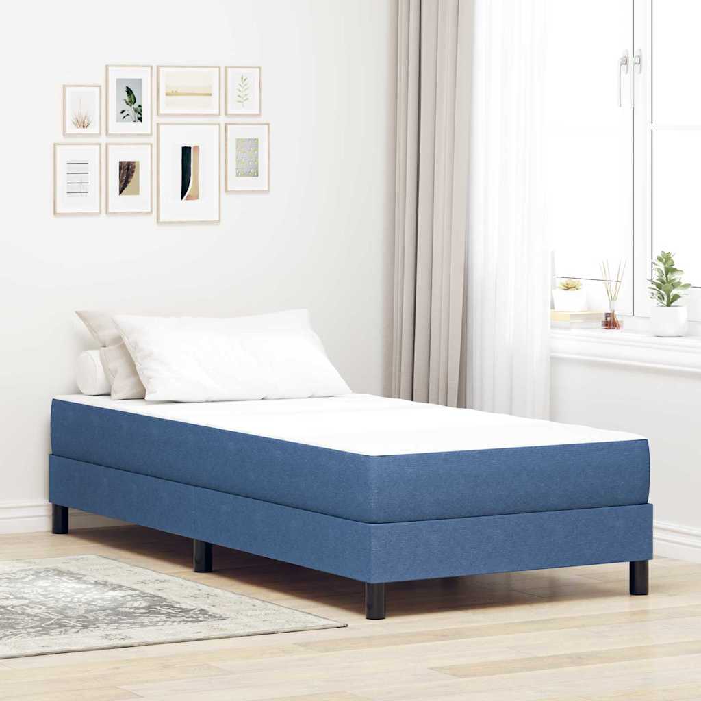 Materac do łóżka z materacem Niebieski 90 x 200 cm tkanina vidaXL